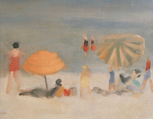 Clarice Beckett Beach Scene